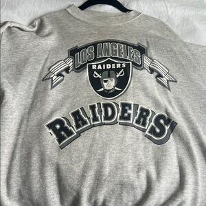 Vintage Los Angeles Raiders Gray Sweatshirt